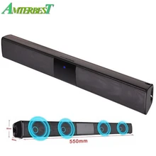 AMTERBEST Portable Bluetooth Speaker Wireless 3D Stereo Sound Bar Musica TV Del Computer Altoparlanti Support 3