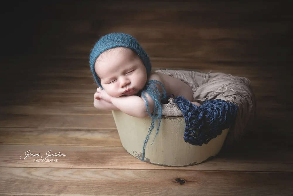 newborn photography props hat,  mohair hat. 3