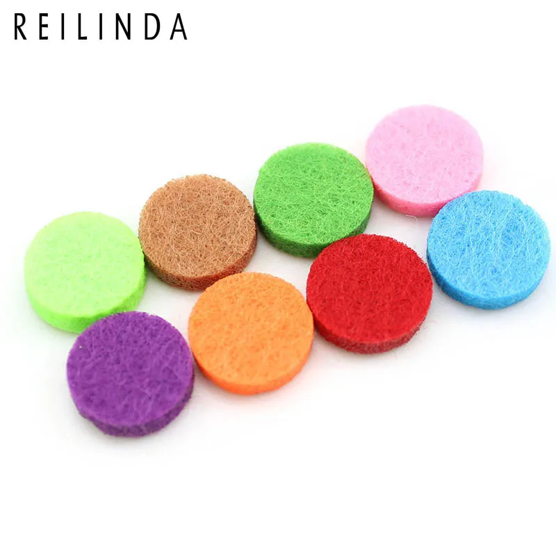 

New! Colorful 12.5mm Aromatherapy Pads Fit For 20mm Perfume Diffuser Locket Jewlry LSPA05