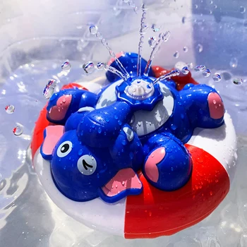 

Bathroom Interactive Shower Toys Floating Rotating Elephant Bath Toy Electronic Baby Spray Water Toy Educational for Children