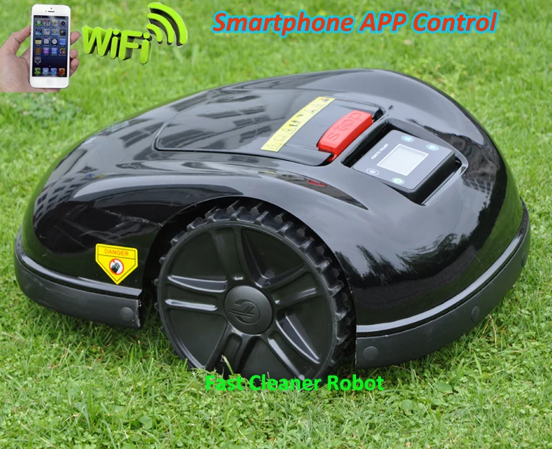 Smartphone WIFI APP Robot Lawn Mower E1600 Newest Gyroscope,Water