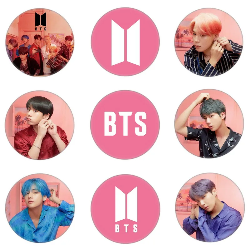 

KPOP BTS Bangtan Boys Album MAP OF THE SOUL PERSONA Brooch Badge button Pin Accessories For Clothes Hat Backpack Decoration