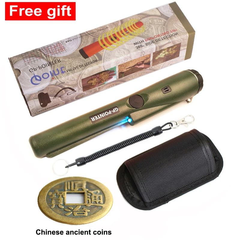 

Upgraded version High Sensitive Metal Detector GP-Pointer Pinpointing Hand Held Gold Metal Detector stud finder with Free gift