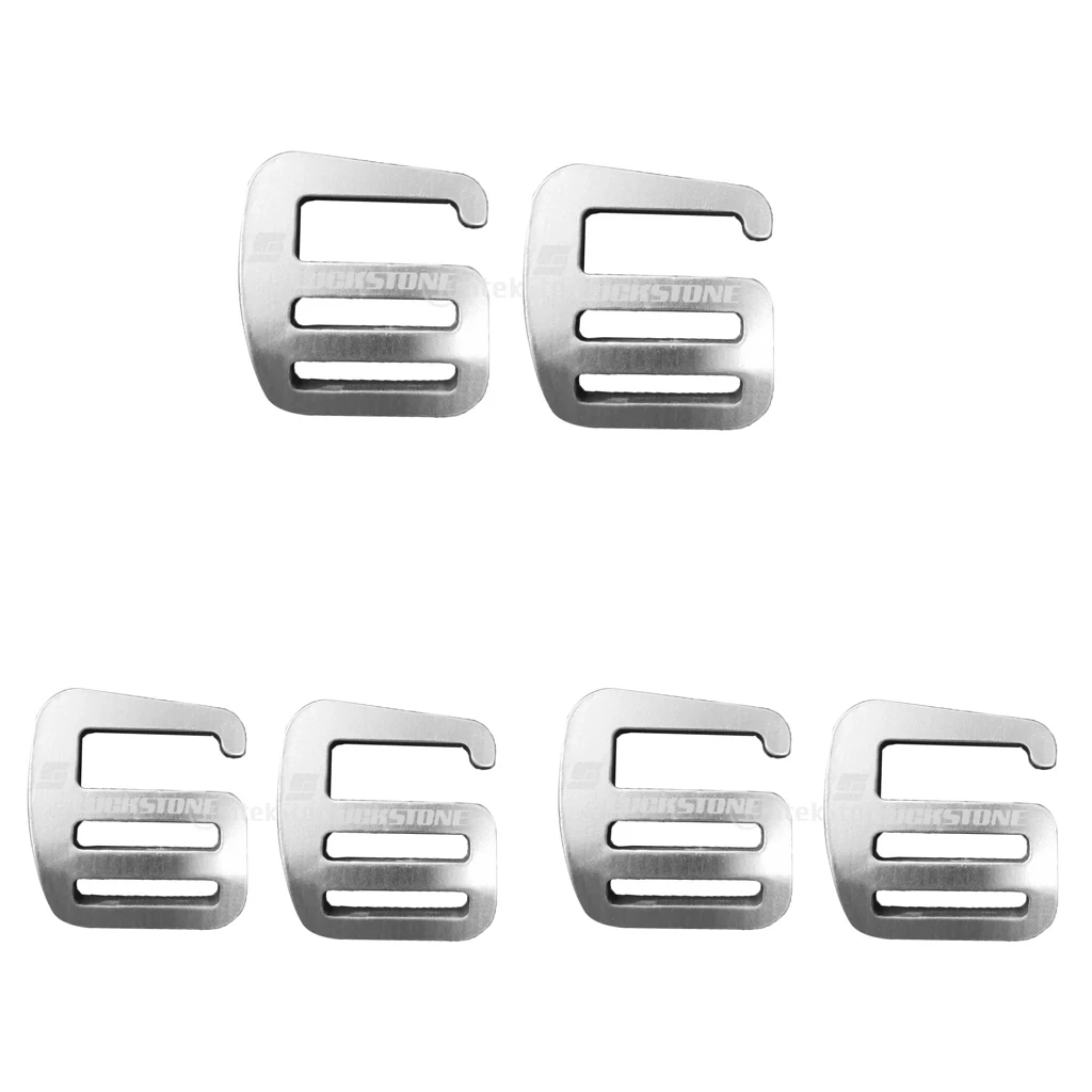 Metal G Hook Webbing Buckle Accessories Lightweight And Strong Alloy 25mm Silver Webbing Straps Clothing Belts 6pcs metal g hook buckle