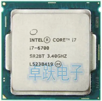 Процессор Intel Core i7 6700 3,4 ГГц, четырехъядерный процессор, LGA 1151, настольный I7-6700 процессор