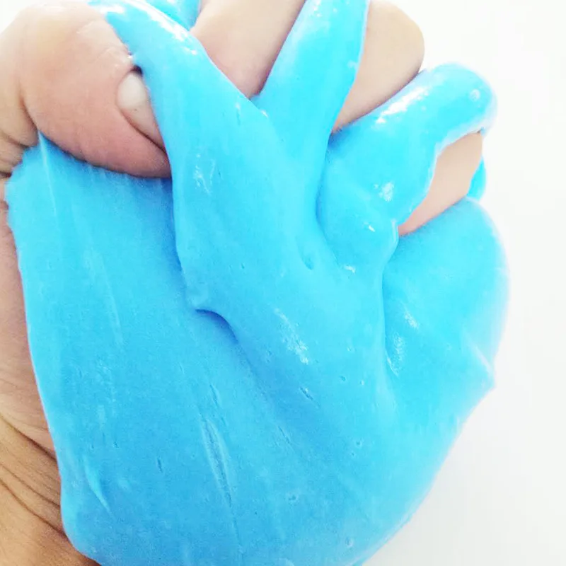 

New 60ML Bright Color Kids Fluffy Floam Slime Mud Soft Scented Stress Relief Sludge Toy Nontoxic Orange Yellow Slim Mud