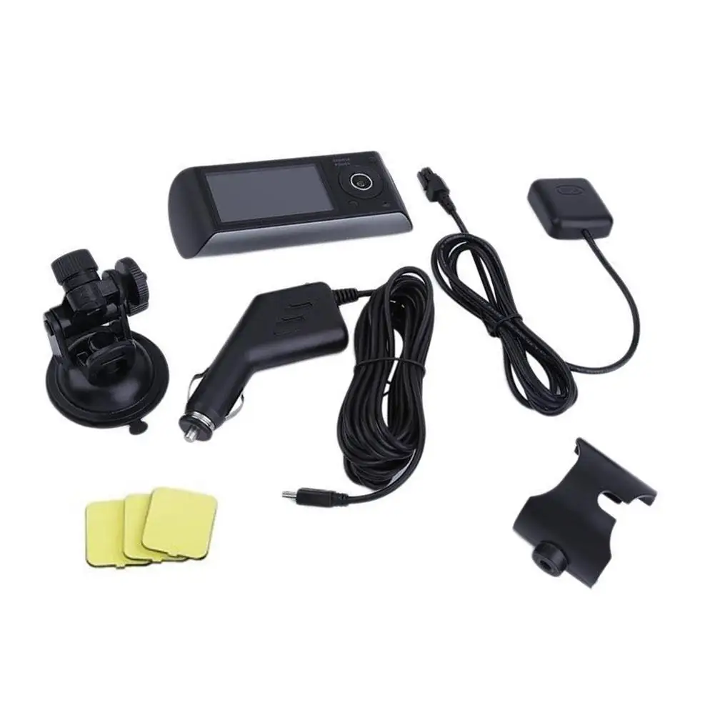2 7 дюймов Full HD Автомобильный dvr камера VCR g сенсор gps в 1 двойная DVR Авто Стайлинг