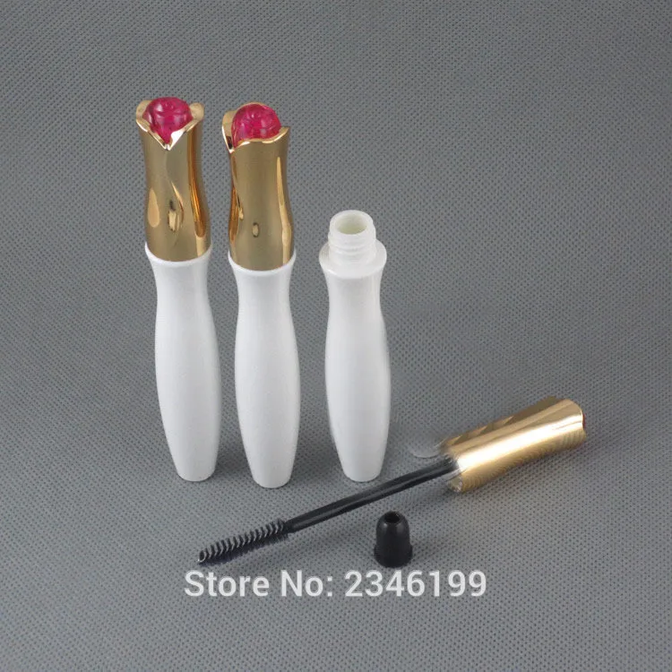 12ML 40pcs/lot High Grade Rose Shape Empty Mascara Tubes, AS Mascara Cream Refillable Bottles