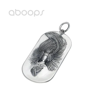 

Vintage 925 Sterling Silver Tag Pendant for Men Women Free Shipping