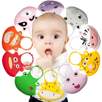

Waterproof Baby Silicone Bibs Newborn Burp Cloths Toddler Children's Kids Adjustable Feeding Apron Saliva Towel Baberos Bandana