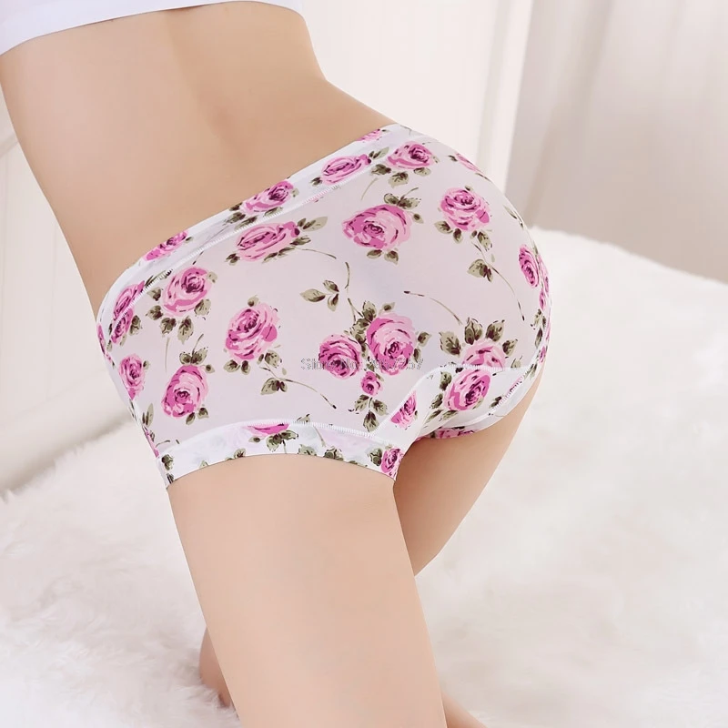 Silky Smooth Seamless Floral Sexy Women Panties Underwear Comfortable