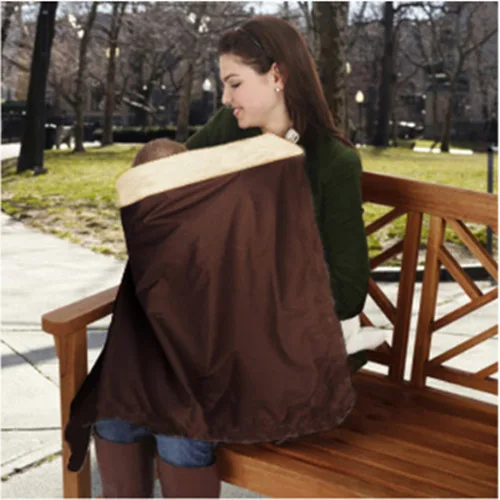 Детская коляска кофейное одеяло ветрозащитное и коричневое водонепроницаемые одеяла внутри теплое шерстяное одеяло Универсальное Детское Одеяло