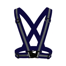 Жилет безопасности светоотражающий пояс высокая видимость унисекс жилет безопасности подходит для бега велокросса занятия спортом одежда для улицы