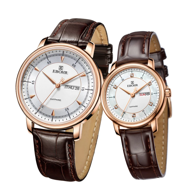 

EBOHR top brand luxury men's watch 50 meters waterproof date clock men's sports watch Man Quartz casual watch 2019new 10990230