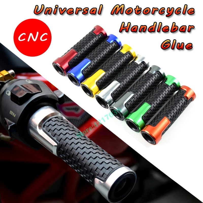 

Universal Motorcycle Refit Handlebar Glue CNC Aluminum alloy & ABS plastic Handlebar Protective Cover Non Slip For Honda YAMAHA