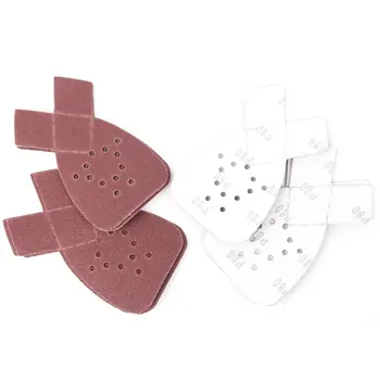 

50 Pieces 40/80/120/180/240 Grit Bond Abrasive Dics Grinding Mouse Sanding Paper Sandpaper Sheets Sander Hook and Loop Assorted