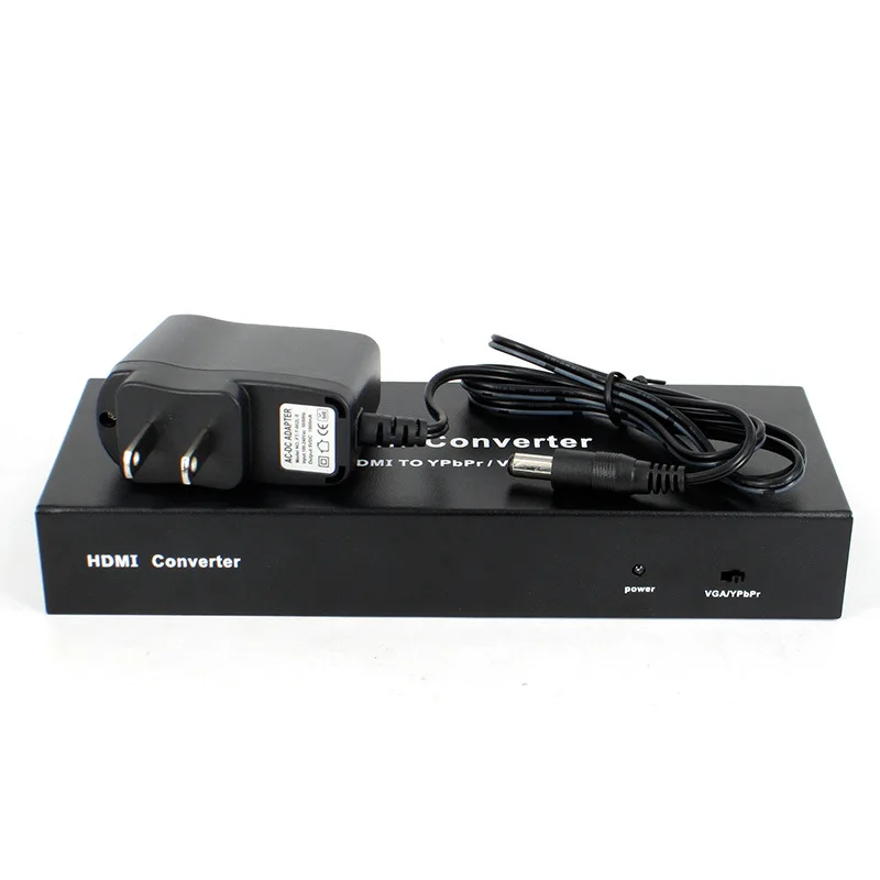 

HDMI to RGB Component YPbPr Audio Video Adapter HDMI to VGA /SPDIF/RL Converter Support 5.1CH Surround Sound with EU/US plug