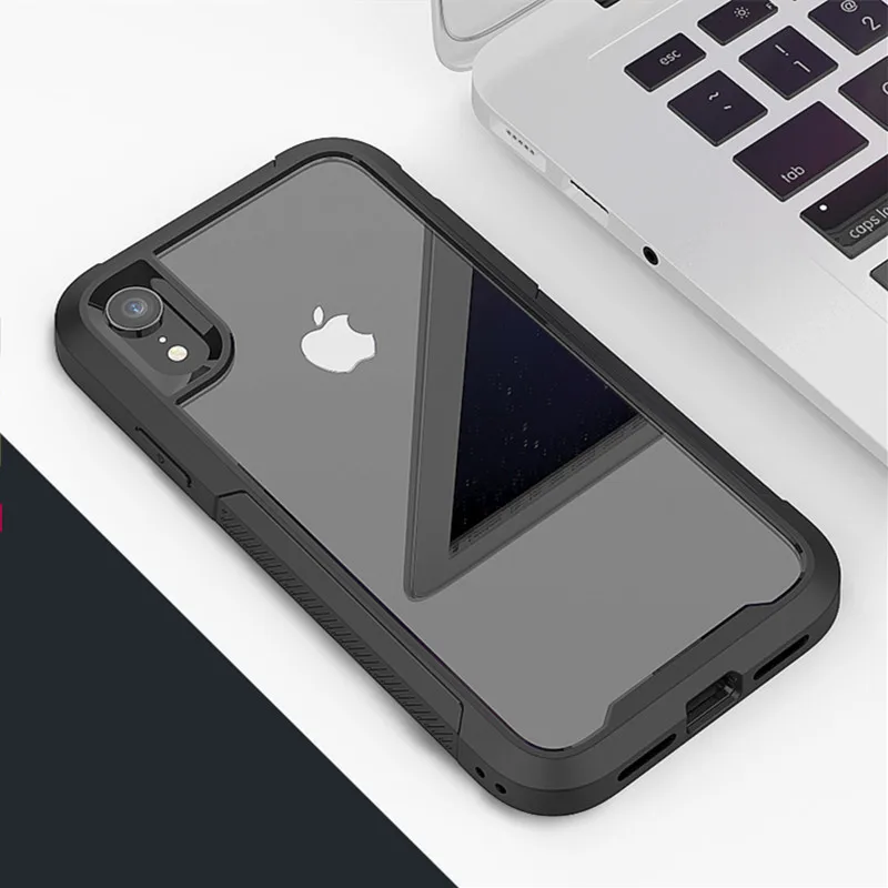 Прозрачный защитный чехол против царапин для iPhone 11 Pro Max 6 6s 7 8 Plus X XS XR Жесткий ПК +