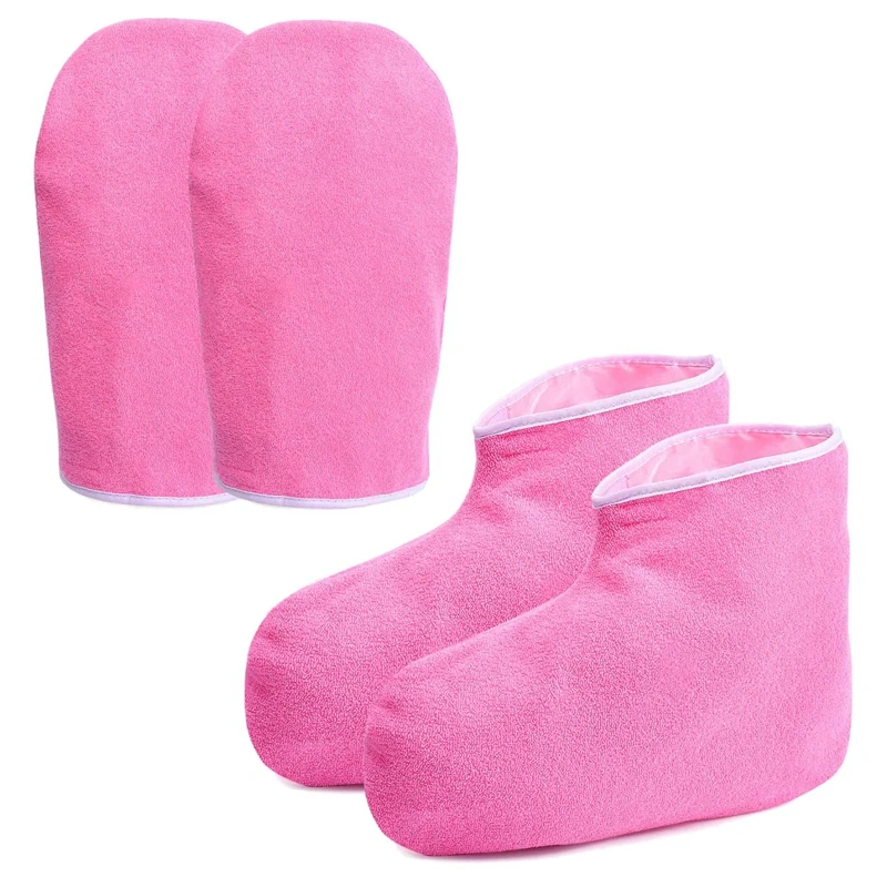 

Paraffin Wax Bath Gloves And Booties, Moisturizing Work Gloves, Foot Spa Cover, Hand Treatment Kit, Paraffin Wax Warmer Insula