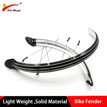 

Electric Bike Long Mud Guards Fender Set with v-stays PVC Flexible Full Mudguards 700C 26" 24" 20" for Road Bike Bicycle Fenders