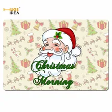 HUGSIDEA Рождественский коврик, походный матрац, поглощающий пол, кухня, ванная комната, коврики для гостиной, коврики для прихожей, домашний декор, ремесло
