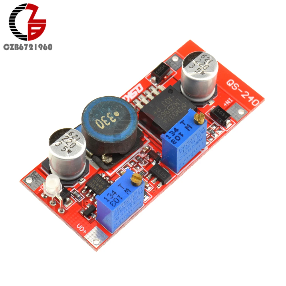

LM2596 DC-DC Step Down Buck Converter Adjustable Constant Current Voltage Regulator Power Transformer LED driver