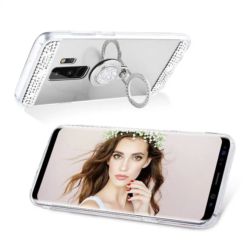 1 шт. зеркальный чехол для телефона Samsung Galaxy S3 4 5 6 7 Edge S8 Plus S9 Plus|Сумки телефона| |