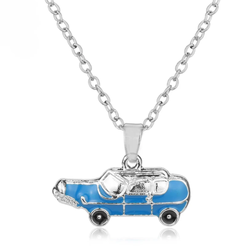 

MOCHUN Fashion Movie HP Hogwarts School of Witch craft and Wizardry Car Train Castle Pendants Necklace Choker Necklace-30