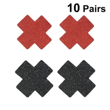 10 пар, женские сексуальные накладки на соски, клеящиеся накладки на грудь, Одноразовые наклейки на грудь, накладки на грудь