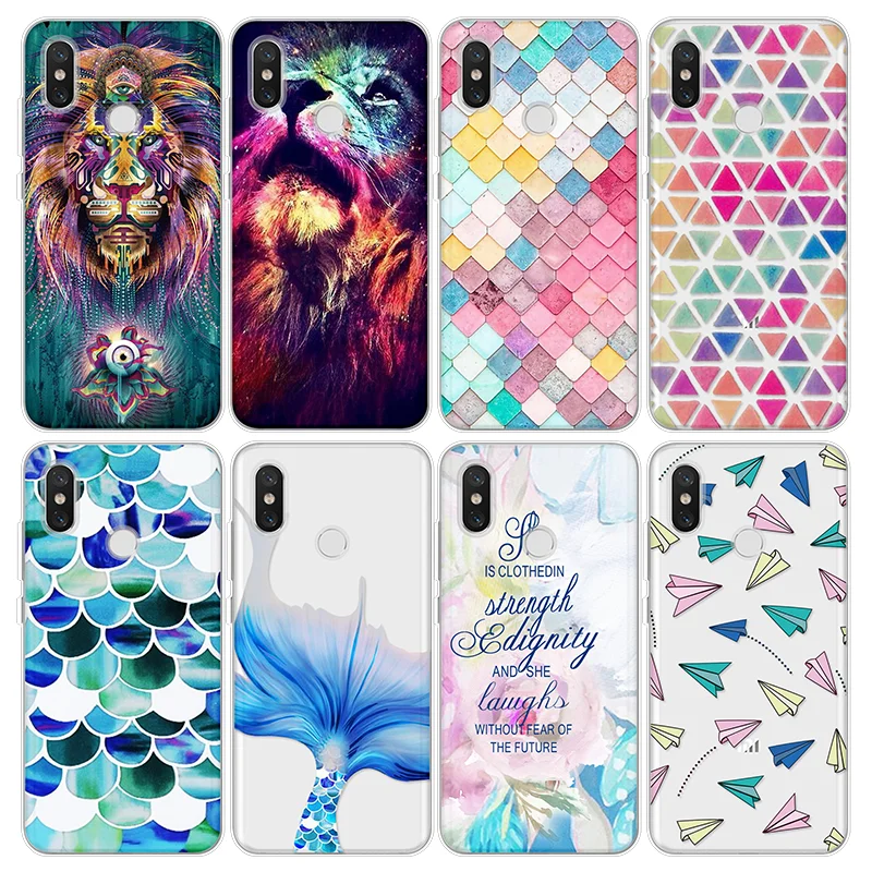 

For Cover iPhone X Xs Max XR 5 SE 6s S 7 8 Plus For Xiaomi Mi A1 A2 5X 6X 4 4C 5 5S Plus 6 8 Mi Mix 2 2S Note 2 3 Tiger TPU Case