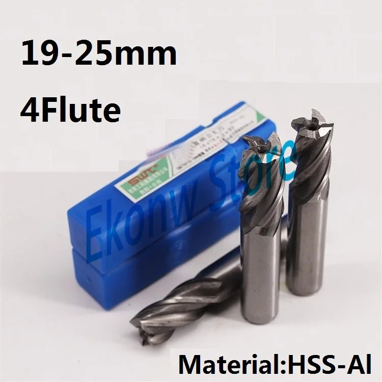 Aexit 5/8' 'x 5/8' 'HSSAL 4 Flauti CNC Fresa A Macchina Per - Foto 9