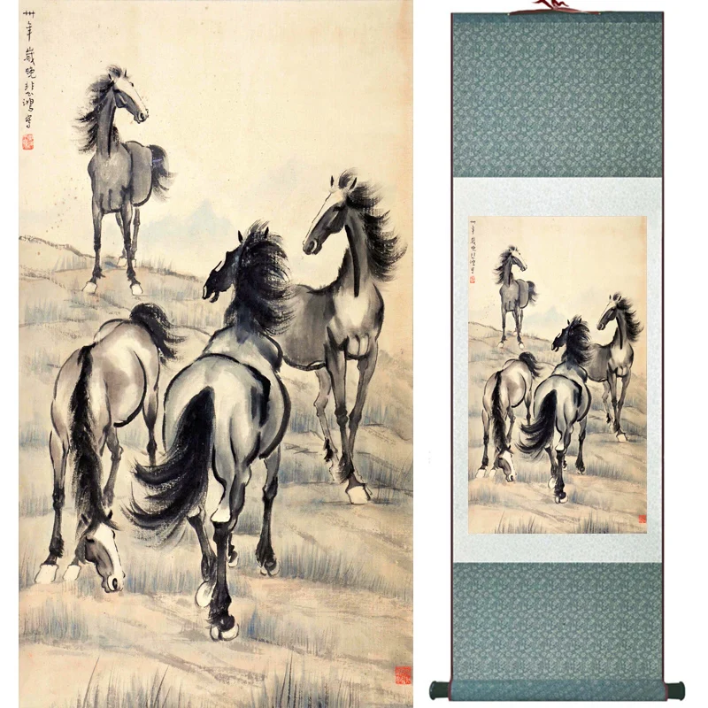 

Top quality Horse art painting traditional Chinese Art Painting Home Office Decoration Chinese painting horse picture18100904