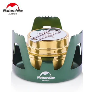 

Naturehike NH18L001-T Outdoor Portable Windproof Camping Field Alcohol Stove Furnace Cookware Gas Cookout Picnic Cooker