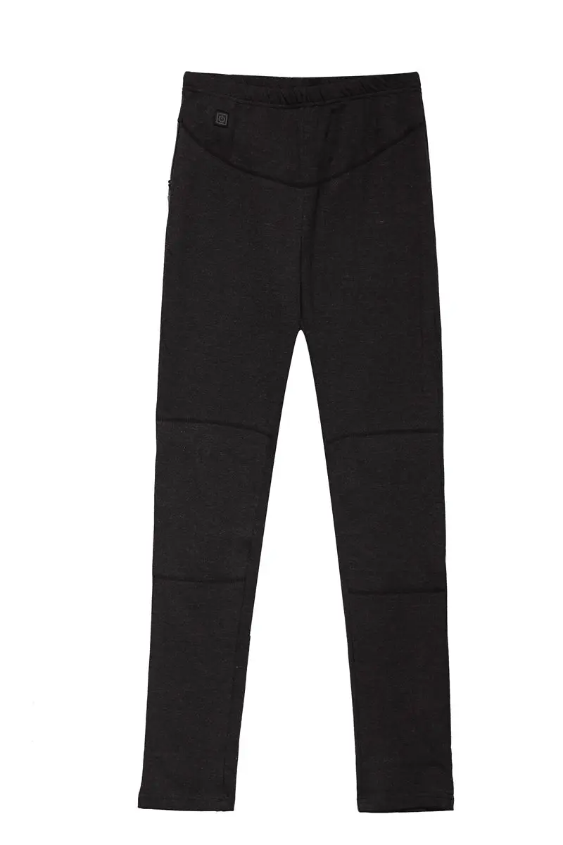 Спаситель теплое белье рубашка брюки Велоспорт езда на открытом воздухе Спорт зима использование 40-55 градусов 3 уровня контроль мужской подарок сохранить тепло - Цвет: black Underwear pant