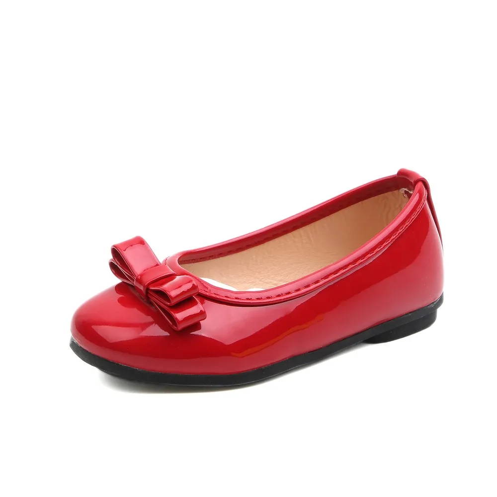 kids red patent shoes