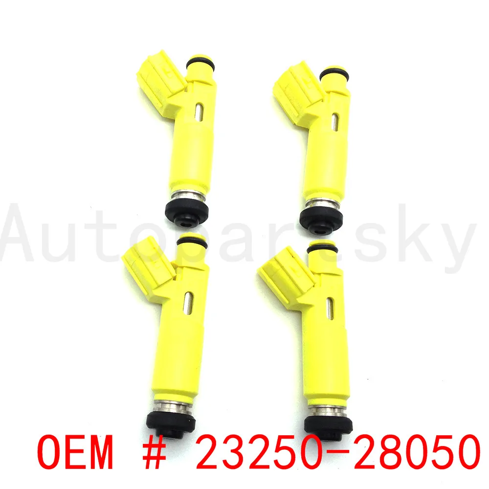 [Набор из 4 шт.] OEM 23250-28050 2325028050 Топливные форсунки насадка для Toyota RAV4 Camry Avensis, Verso
