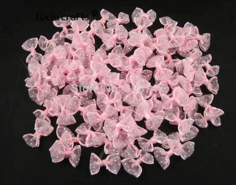 Lucia crafts 2 5 см 12 шт./24 шт. в горошек для девочек бутик мини бант волос головные уборы