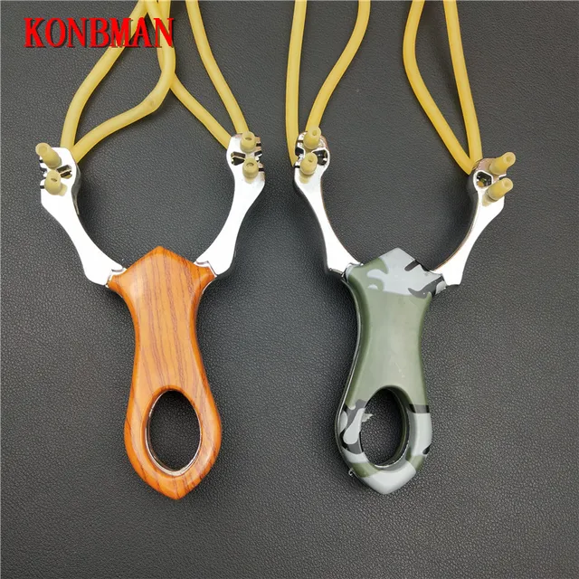 Popular Powerful Sling Shot Aluminium Alloy Slingshot Camouflage Bow