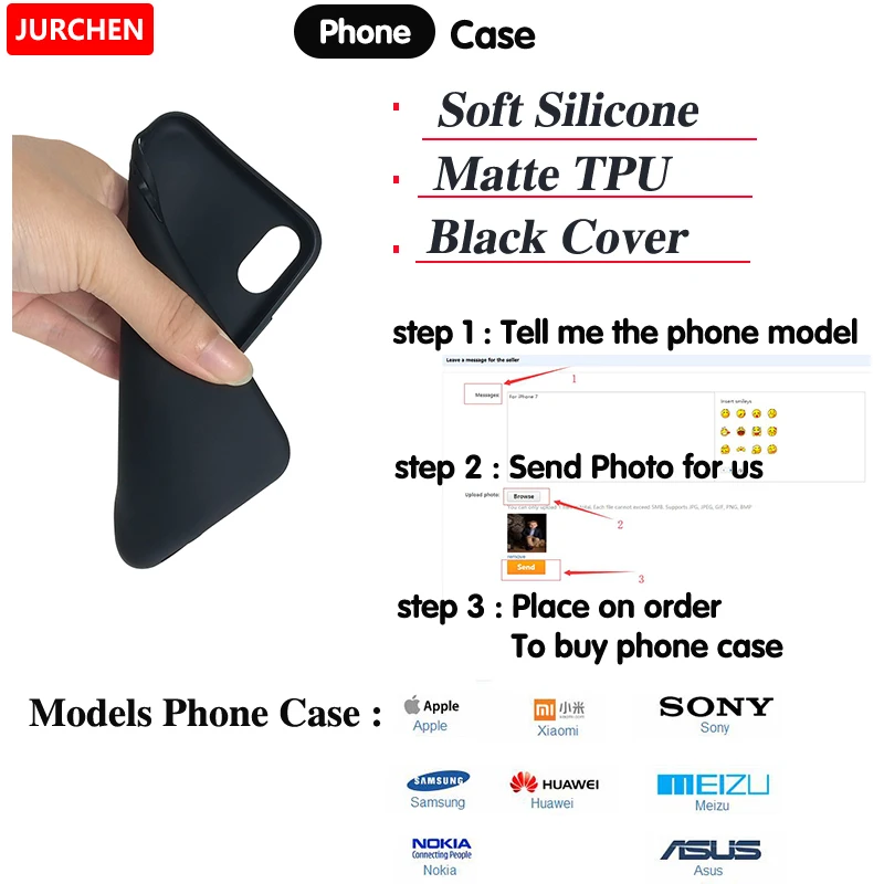 JURCHEN DIY пользовательский чехол для телефона с принтом для huawei P20 P30 P10 Lite mate 20 mate 20X30 Lite Pro Customiz Персонализированный Силиконовый чехол