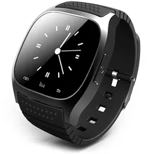 AUF LAGER M26 Smart Bluetooth Uhr Smartwatch M26 mit Led-anzeige Musik-player Schrittzähler für Android IOS PK DZ09 GT08