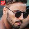 LeonLion 2022 Steam punk Sunglasses Men Fashion 2022 Street Beat Round Eyeglasses Outdoor Oculos De Sol Feminino UV400 ► Photo 1/6