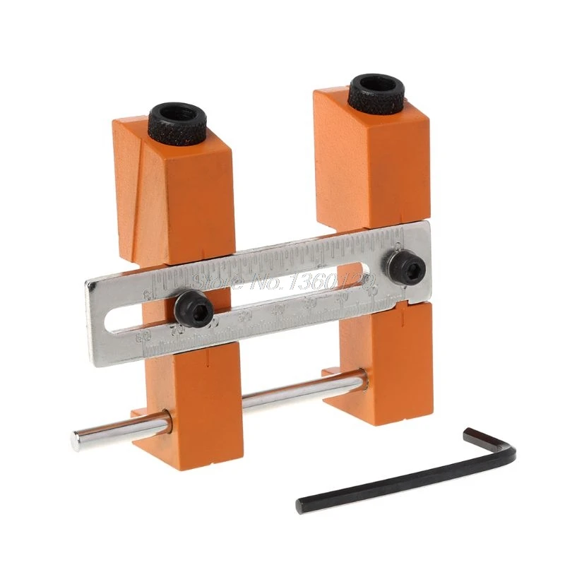 

Pocket Hole Drill Guide Kit 20-85mm Width Angle Drilling Perforator Locator Jig For DIY Carpentry Woodworking Tools Adjustable