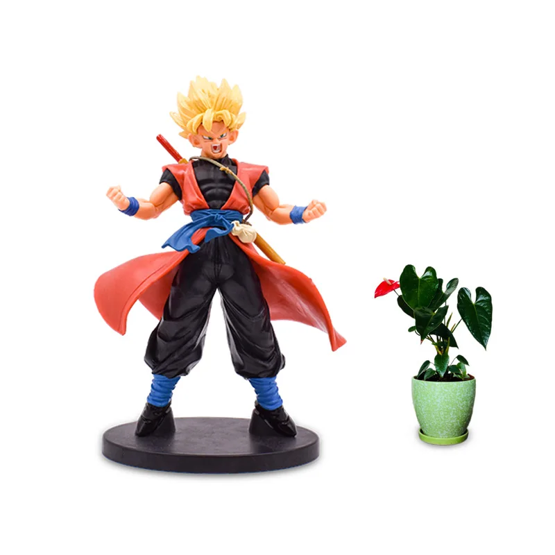 2 pcs/lot Anime Dragon Ball Super Heroes Son Goku Gohan PVC Action Figure Doll Collectible Model Toy Christmas Gift For Children