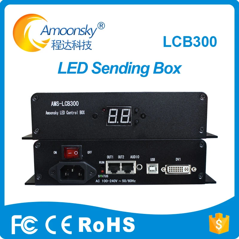 sending card box with linsn led sending card 802 for customized size screen dimension any pixels outdoor led screen refurbished tv