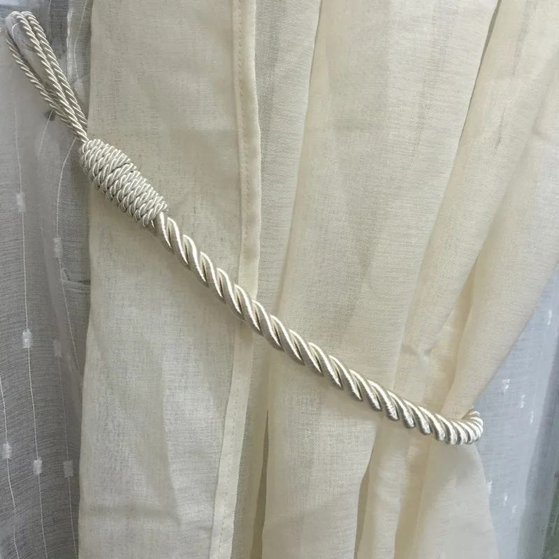 

New Brand Curtain Tiebacks Window Drapery Ropes Holdbacks Home Household Decoration Six Colors Optional