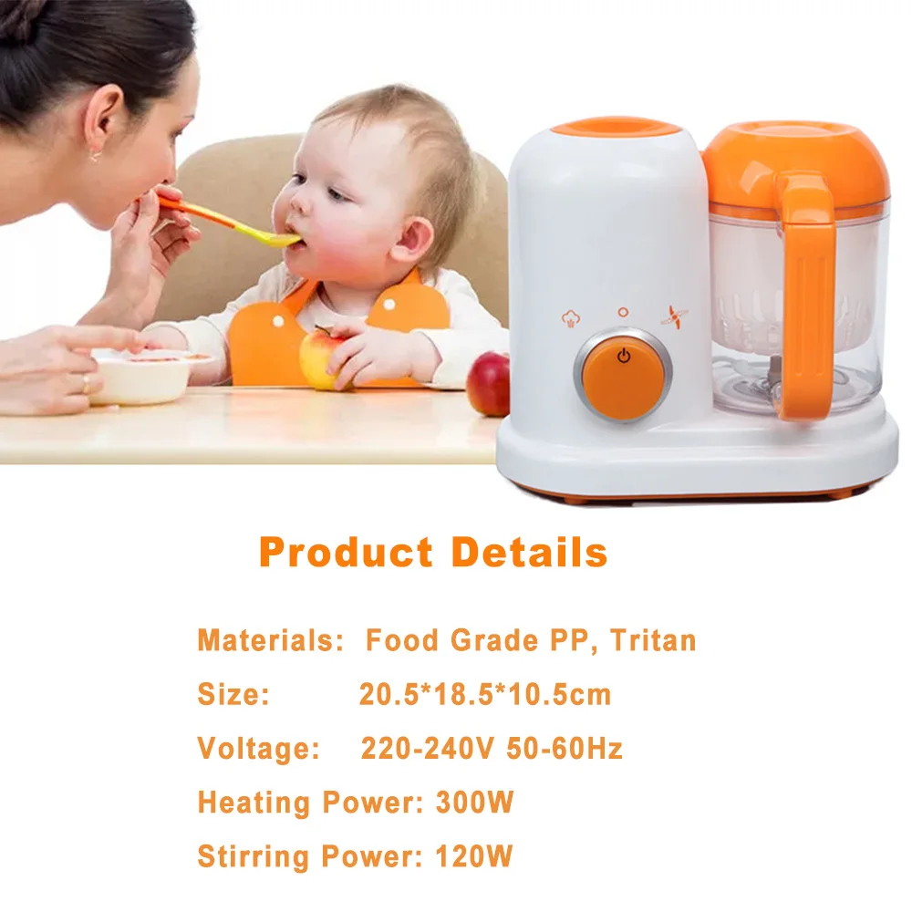 Baby Food Maker 4 in 1 Steam Cooker Blender Processor Baby Feeding Maker Organic Food Best for Toddlers and Infants  (8)