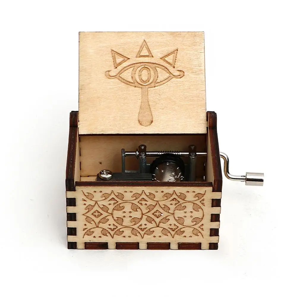 Envío Directo Caja De música De madera con manillar Zelda Caja De música Bella y Bestia regalo De navidad regalo De cumpleaños De Año Nuevo
