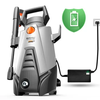 

Household 4000mAh Large Capacity Rechargeable Lithium Battery Car Washing Machine Quick Easy High Pressure Car Cleaner Tool