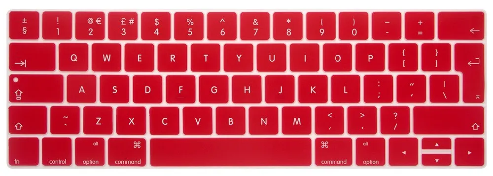 ЕС/британский английский ультра тонкий прочный чехол для клавиатуры защитная наклейка для нового MacBook Pro 13 15 дюймов( выпуска, TouchBar