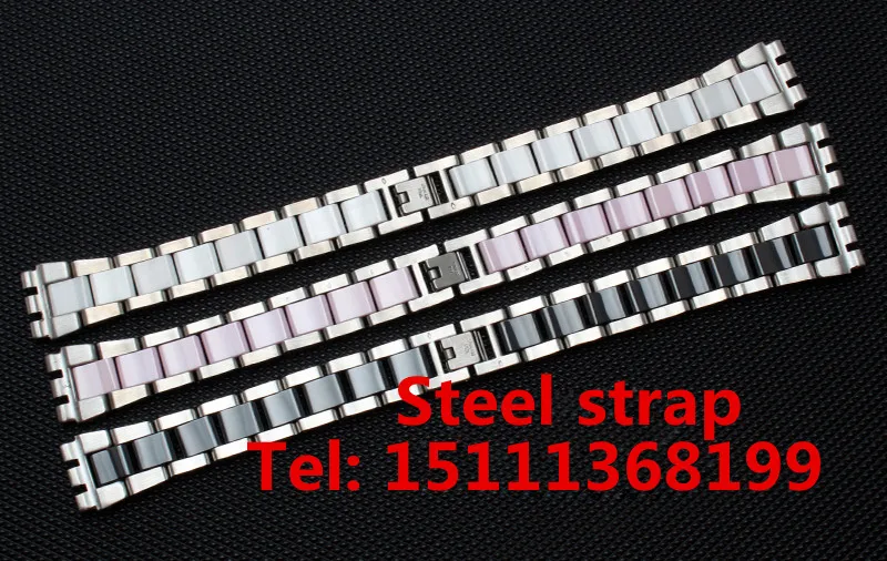 Горячие Белый керамический ремешок для Swatch Свотч YGS716 YAS100 YLS141 часы аксессуары